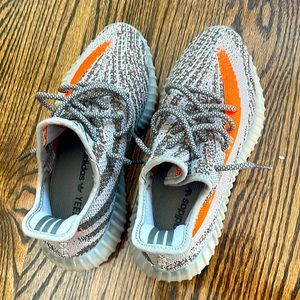 Gray with orange stripe size 6 used